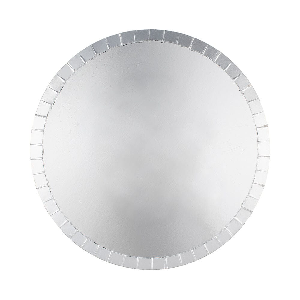 Shades Silver Dinner Plates