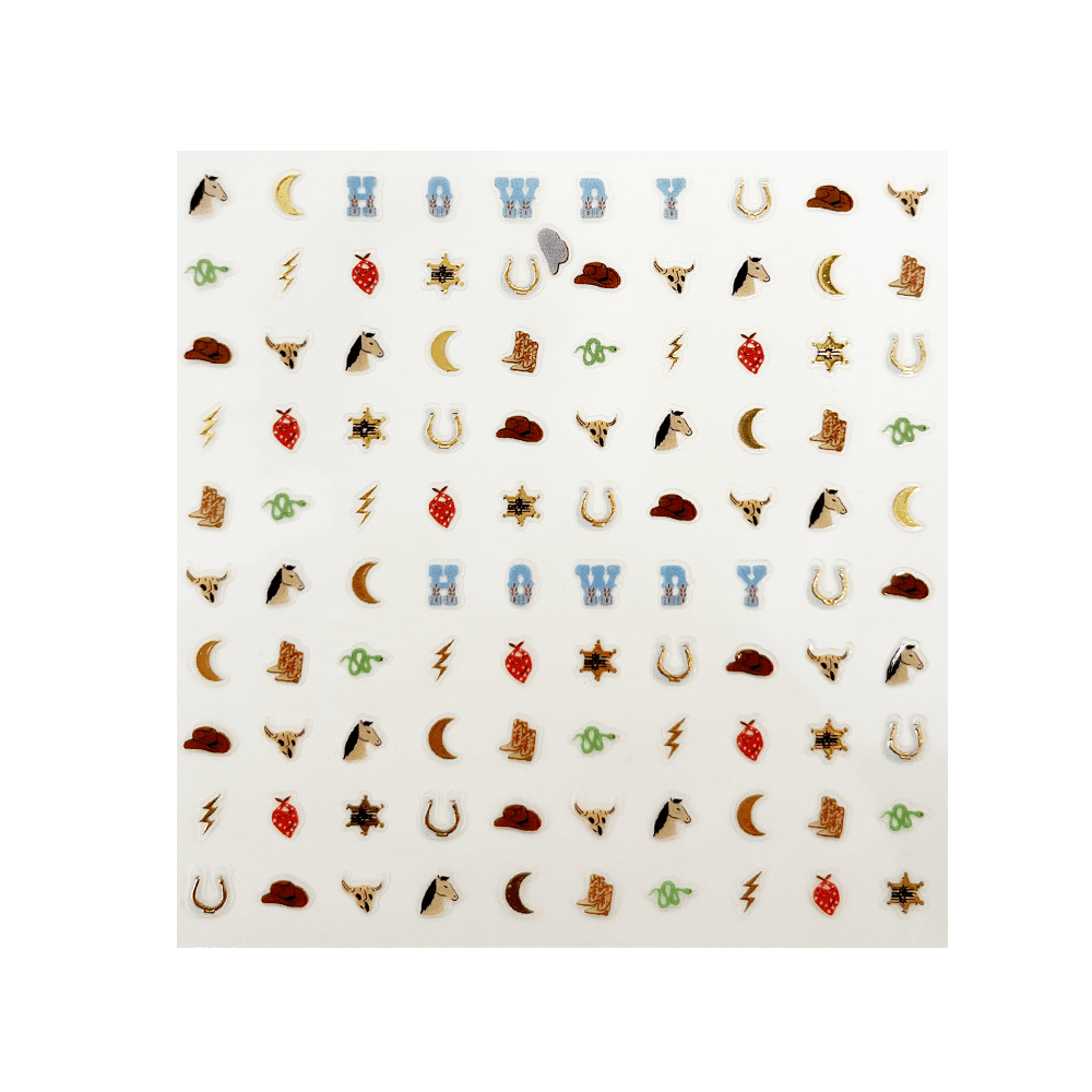 Wild West Nail Stickers