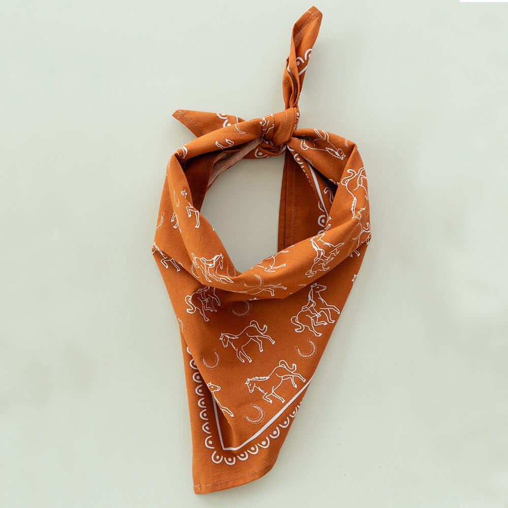 Horse Print Cowboy Bandana