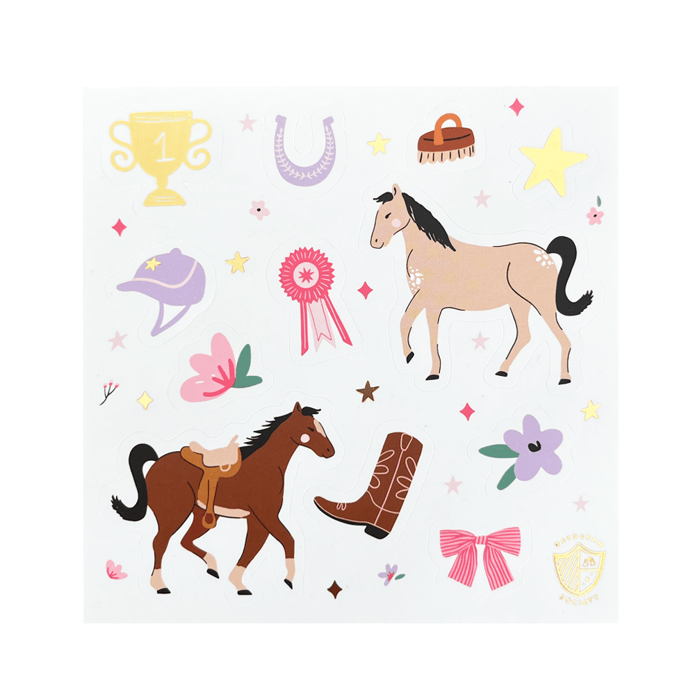 Pastel Cowgirl Sticker Set