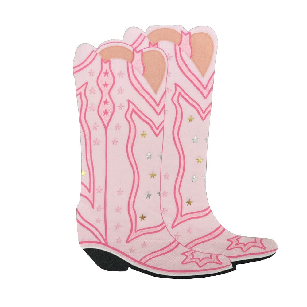 Pink Cowgirl Boots Napkins