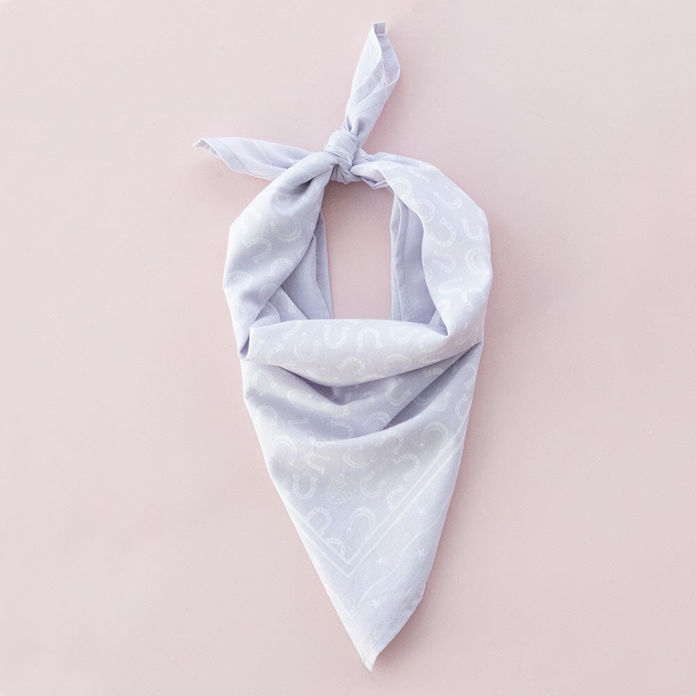 Horseshoe Print Cowgirl Bandana