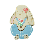 Bunnies In The Garden Overalls Bunny Large Napkins, Daydream Society