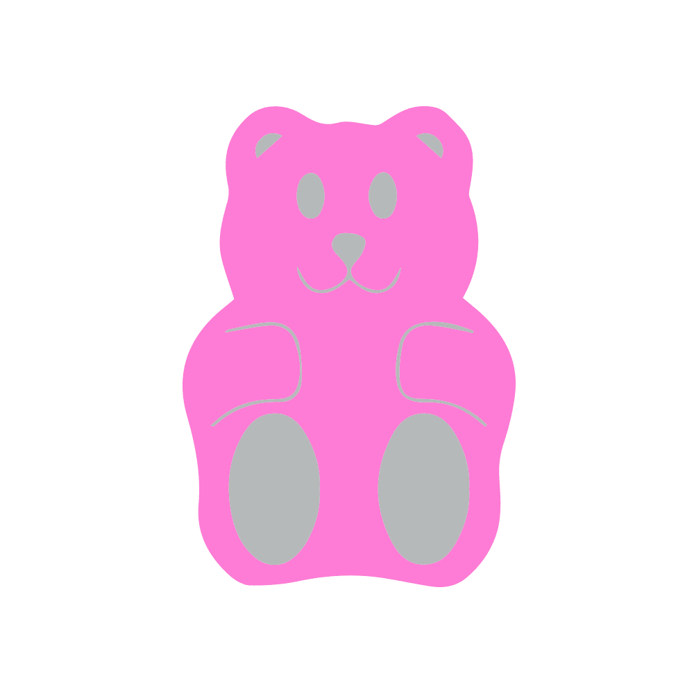 Gummy Bears Die-Cut Dessert Plates, Jollity & Co.