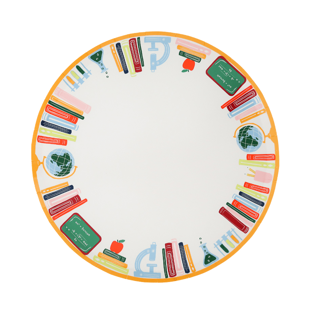 Smarty Pants Bookshelf Large Plates, Daydream Society