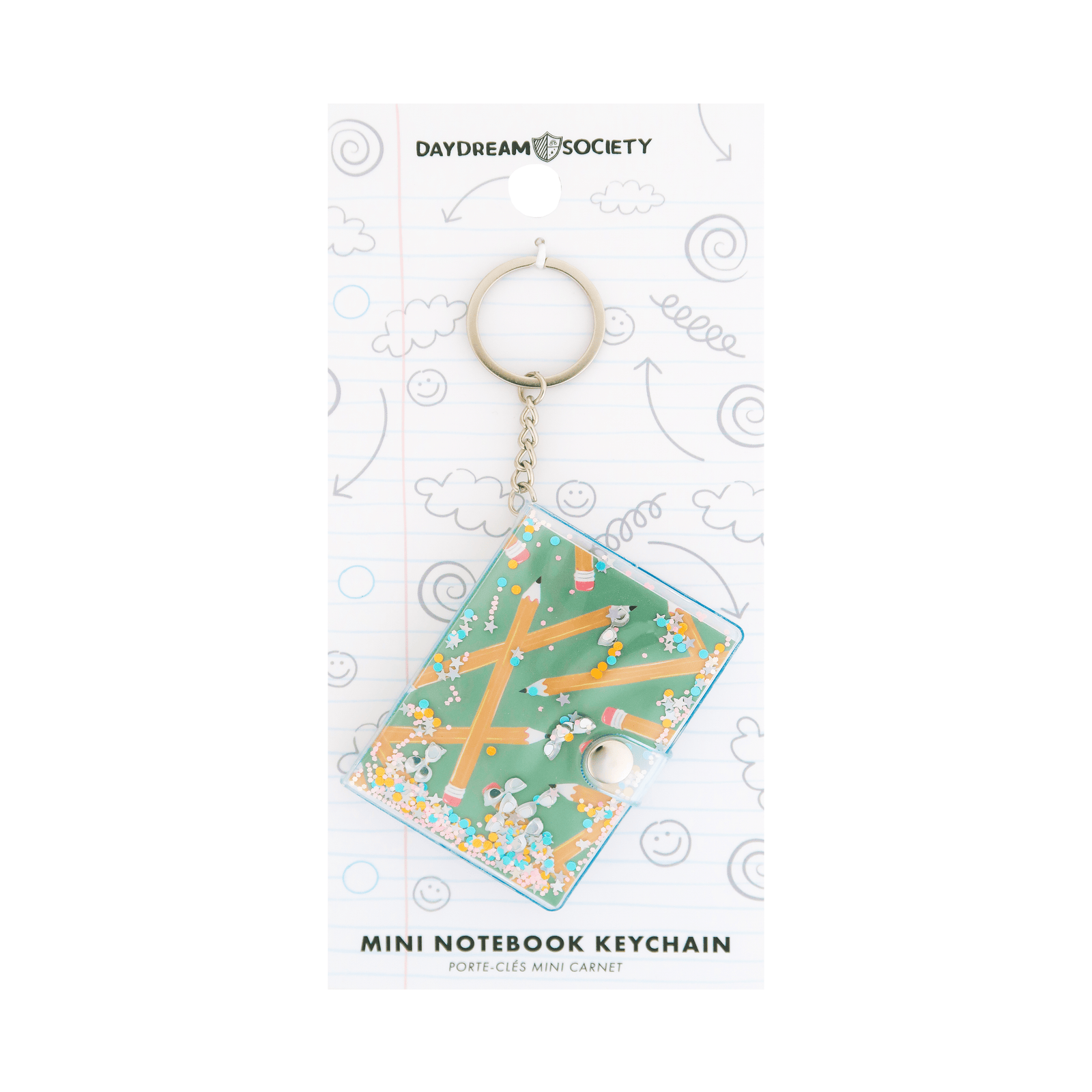 Smarty Pants Notebook Keychain - 4 Color Options, Daydream Society
