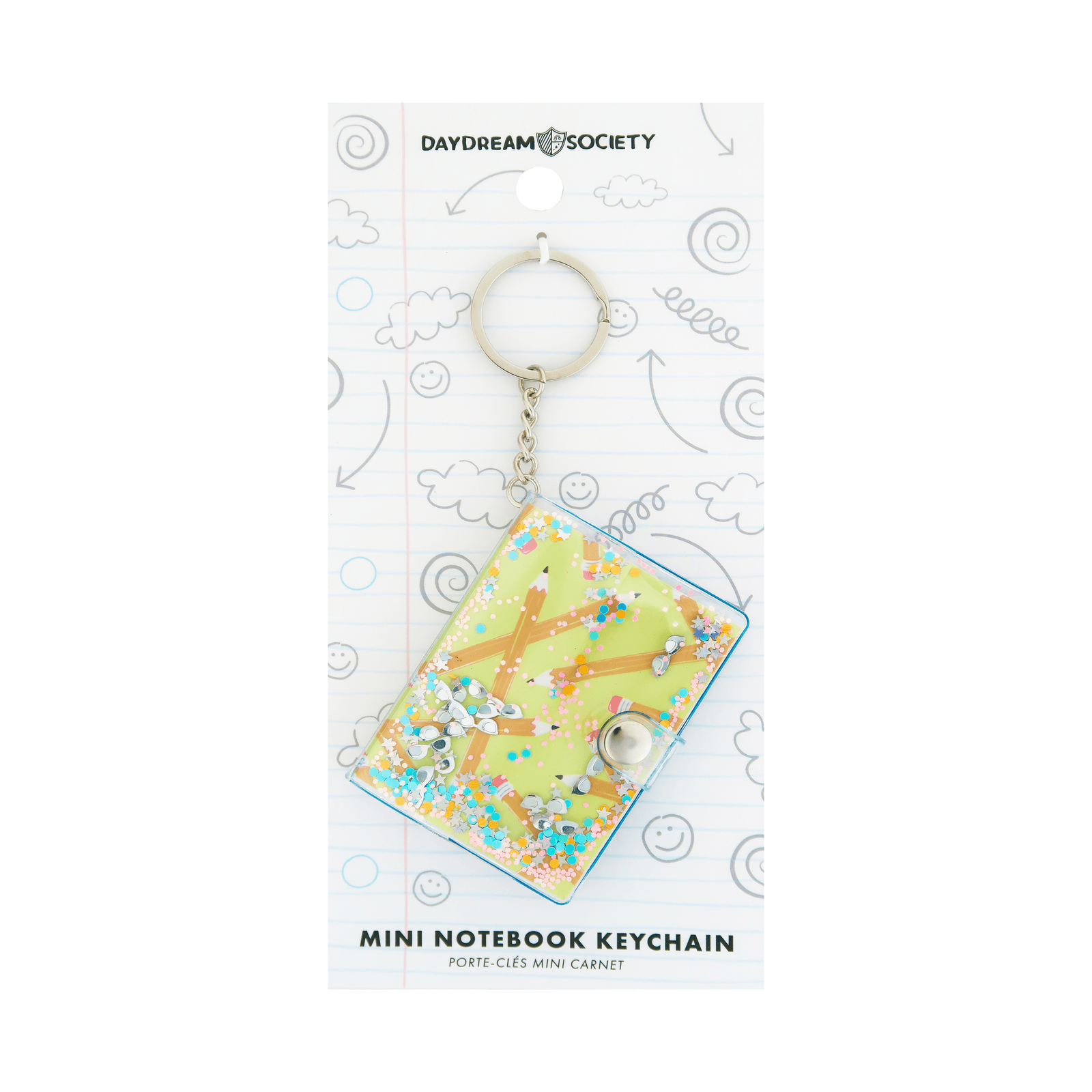 Smarty Pants Notebook Keychain - 4 Color Options, Daydream Society