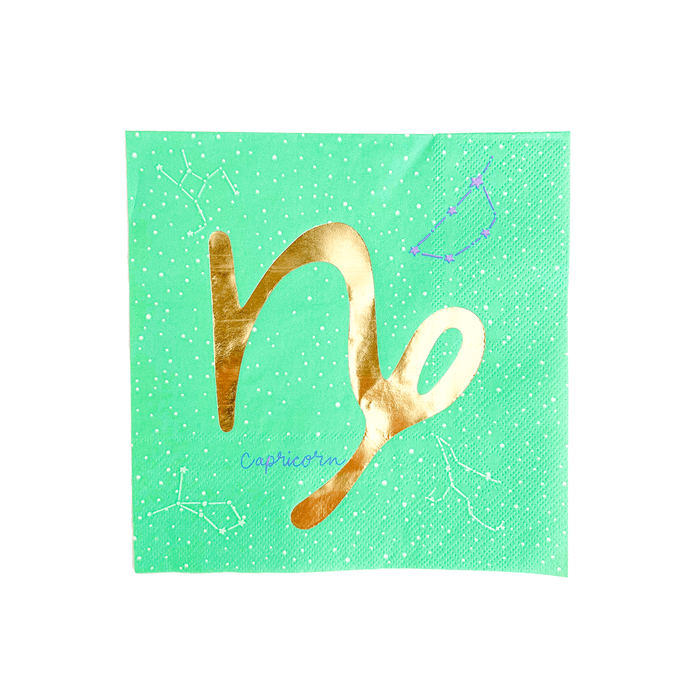Zodiac Capricorn Large Napkins, Jollity & Co