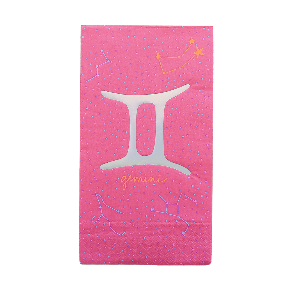 Zodiac Gemini Guest Napkins, Jollity & Co