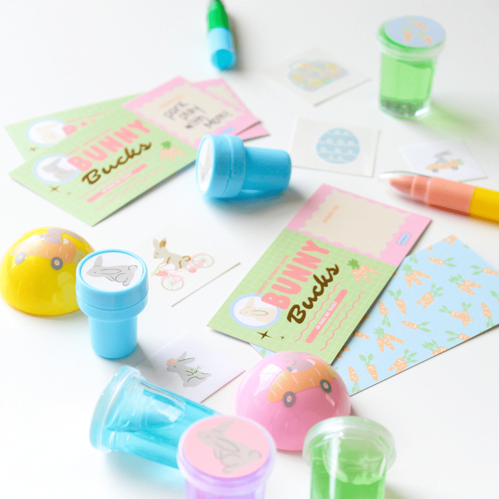Bunnies In The Garden Easter Large Egg Filler Kit