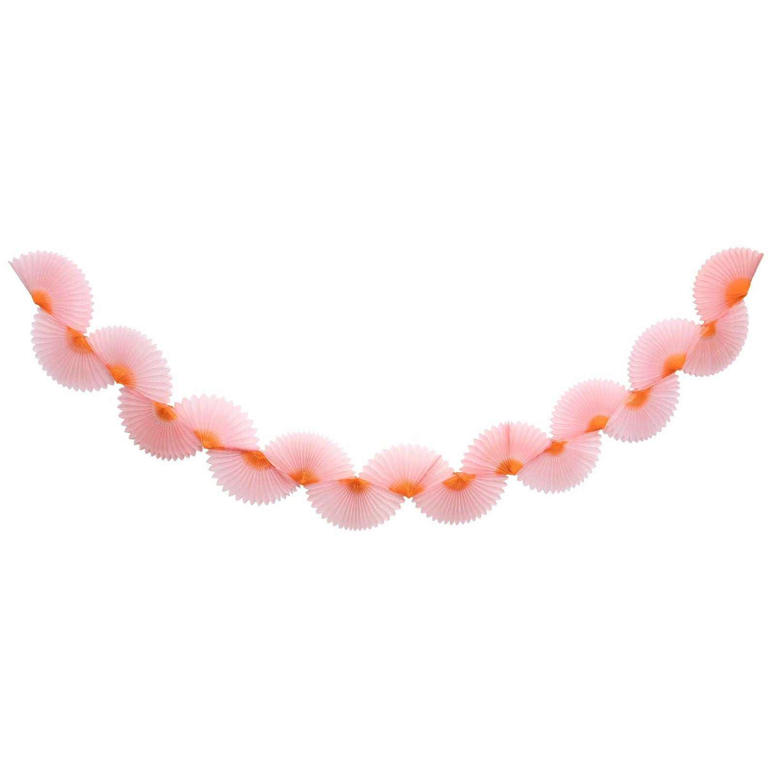 Meri Meri Pink Honeycomb Fan Garland