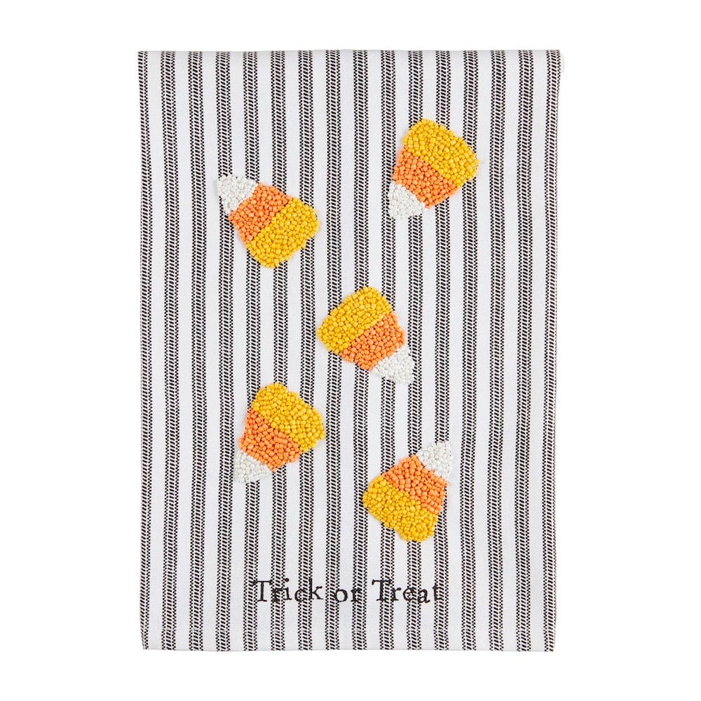Beaded Icon Halloween Towel - Candy Corn, Shopsweetluluss