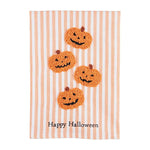 Beaded Icon Halloween Towel - Pumpkins, Shopsweetluluss