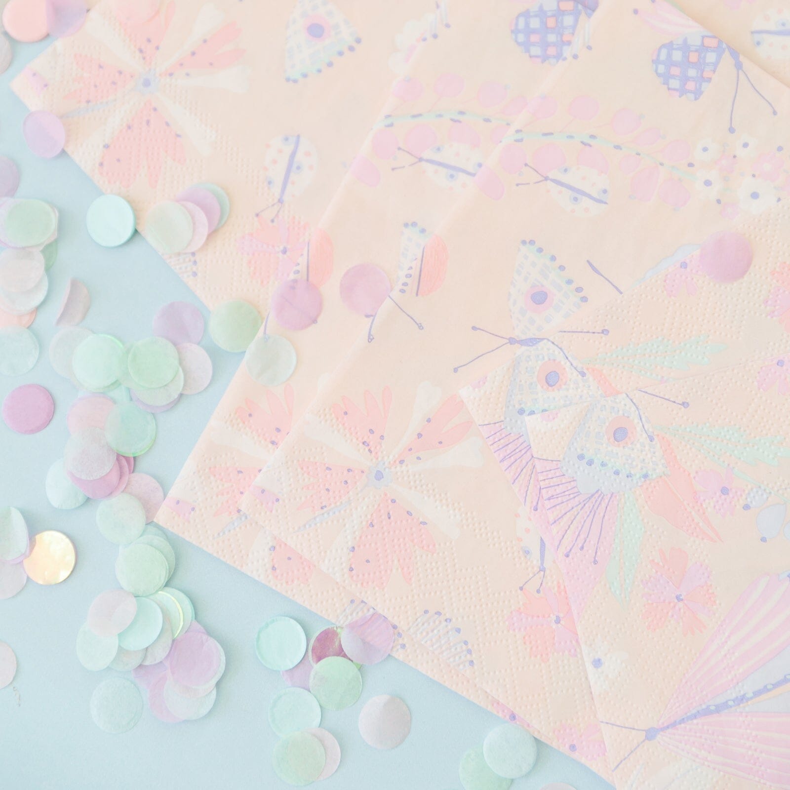 Fairy Garden Butterfly Large Napkins