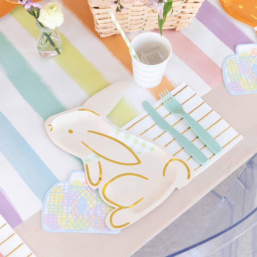 Bunnies In The Garden Large Napkins