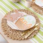 Bunnies In The Garden Small Basket Plates