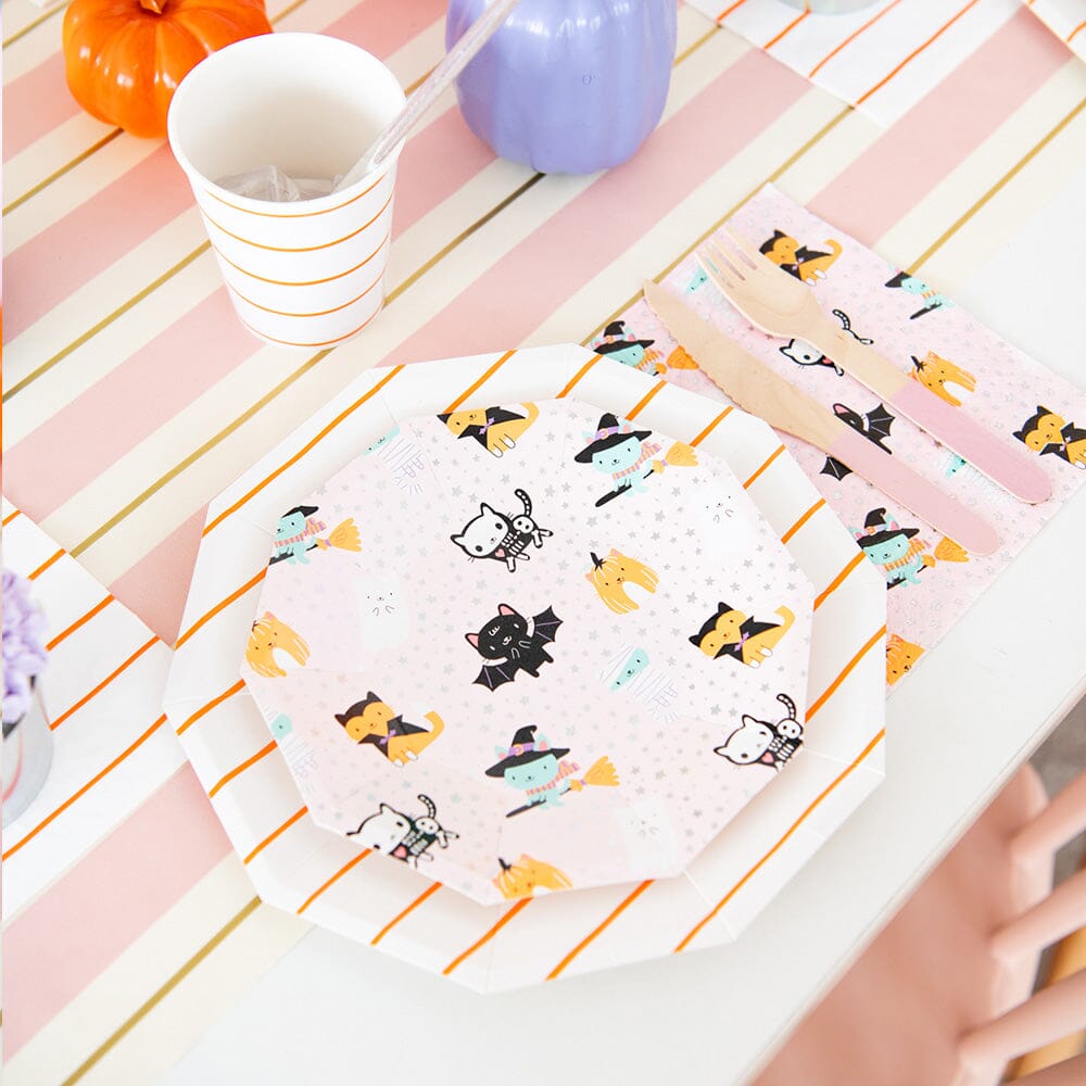 Clementine Frenchie Striped 9 oz Cups