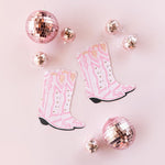 Pink Cowgirl Boots Napkins
