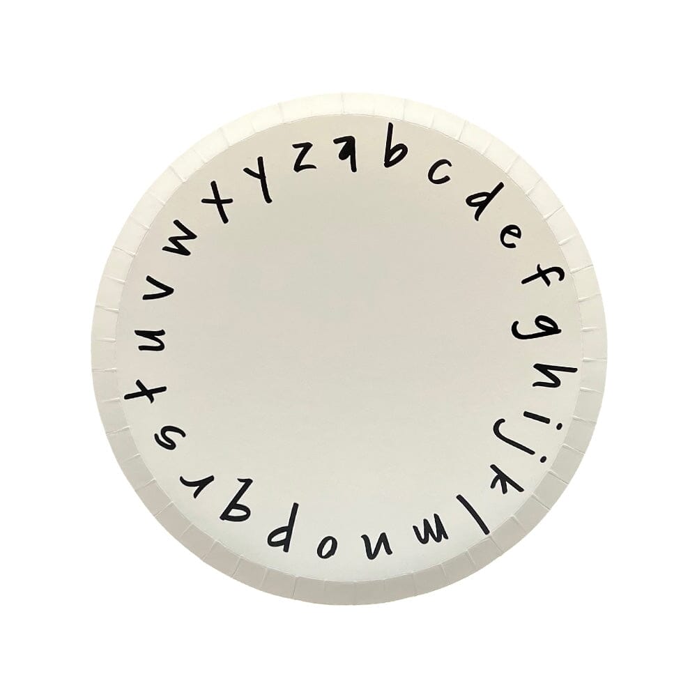 School Days Small ABC Plate