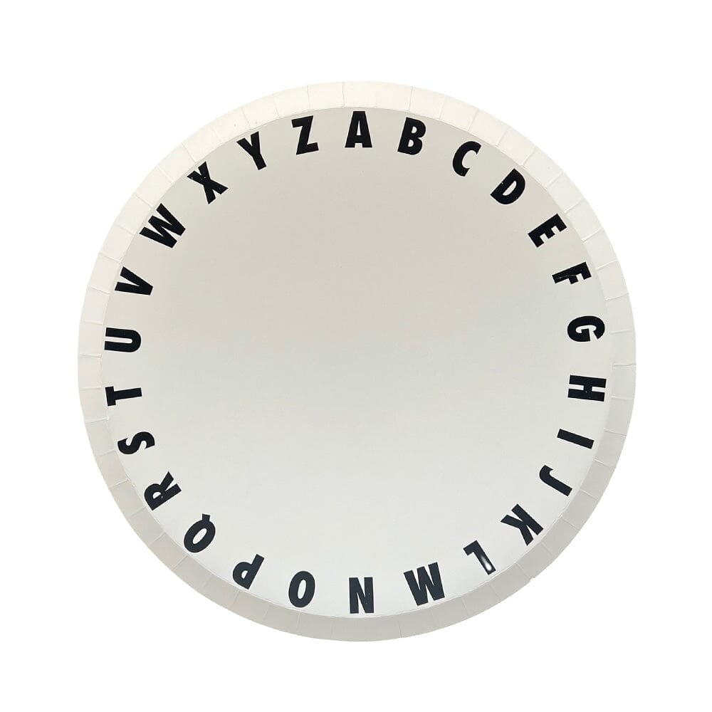 School Days Large ABC Plate