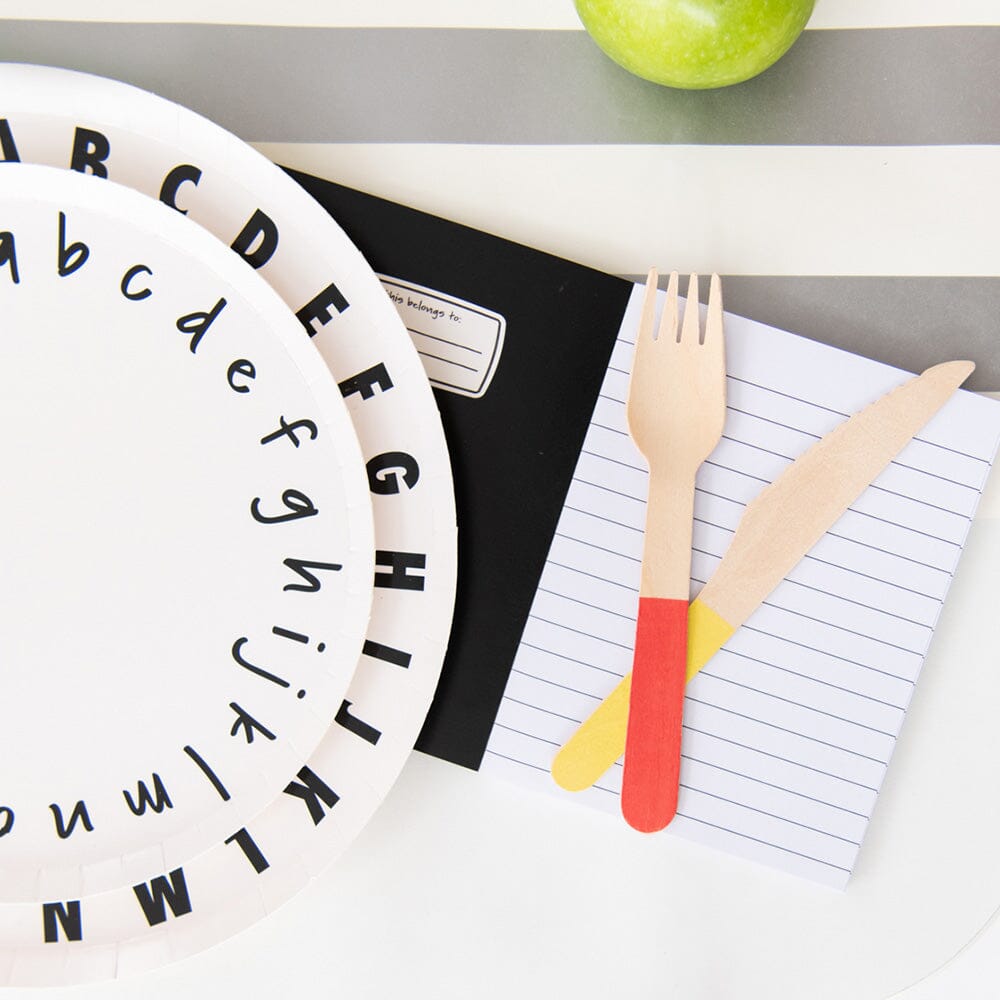 School Days Large ABC Plate