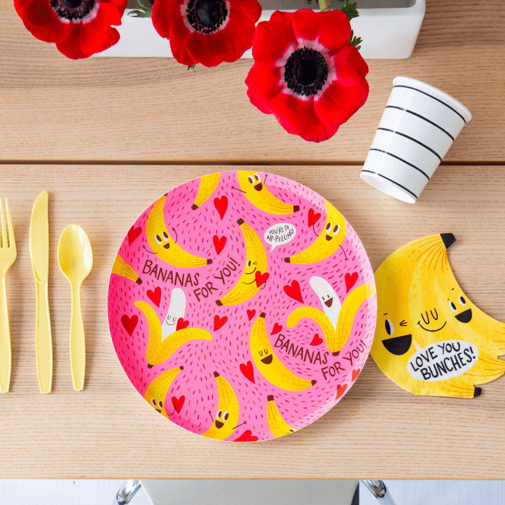 Bananas For You Large Plates, Shopsweetluluss
