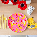 Bananas For You Large Plates, Shopsweetluluss