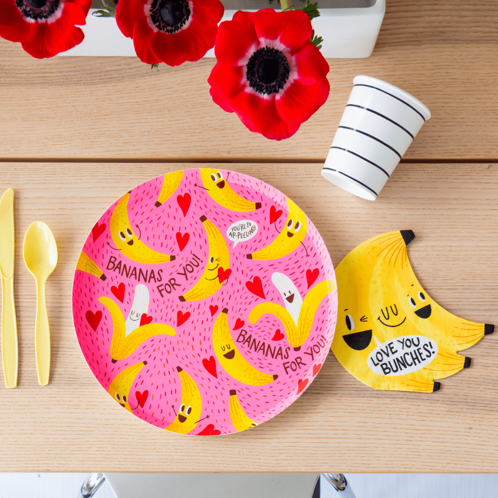 Bananas For You "Love You Bunches" Large Napkins, Shopsweetluluss