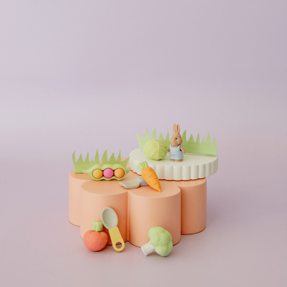 Bunnies In The Garden Eraser Set, Daydream Society