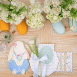 Bunnies In The Garden Overalls Bunny Large Plates, Daydream Society