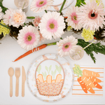 Bunnies In The Garden Carrot Bunch Large Napkins, Daydream Society