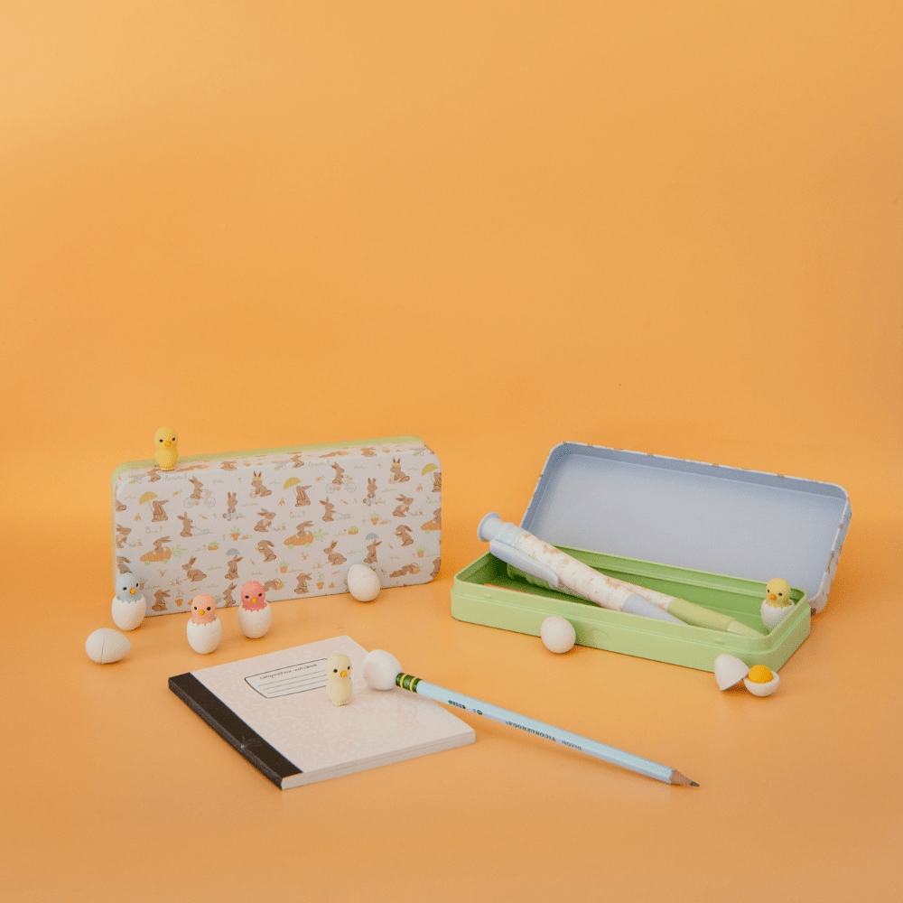 Arts & Crafts Chicks Eraser Set, Daydream Society