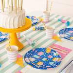 It's A Birthday Large Cake Print Plates, Daydream Society
