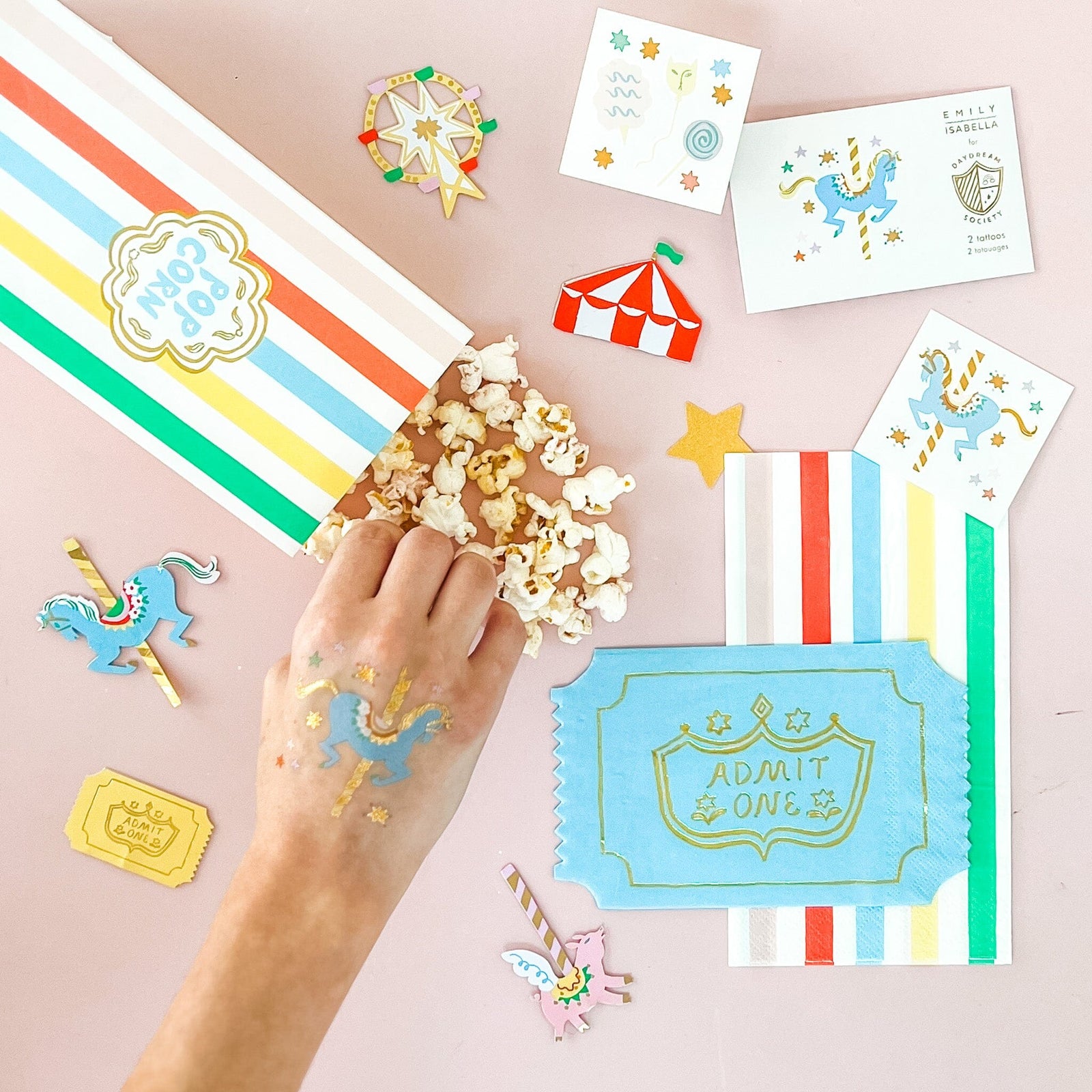 Off to the Fair Temporary Tattoos by Daydream Society
