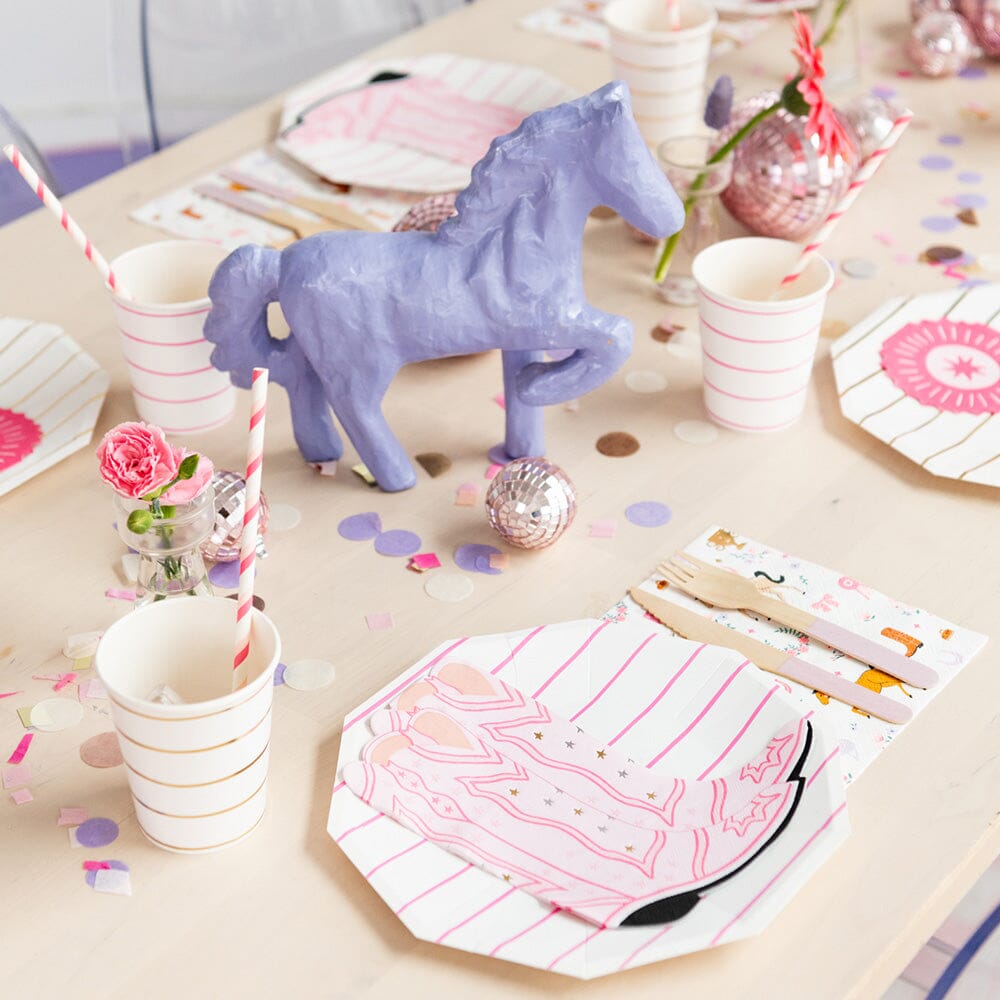 Pink Cowgirl Boots Napkins