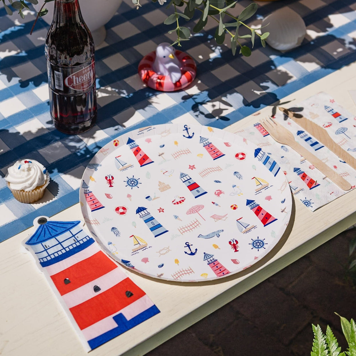 Seaside Lighthouse Guest Napkins, Daydream Society