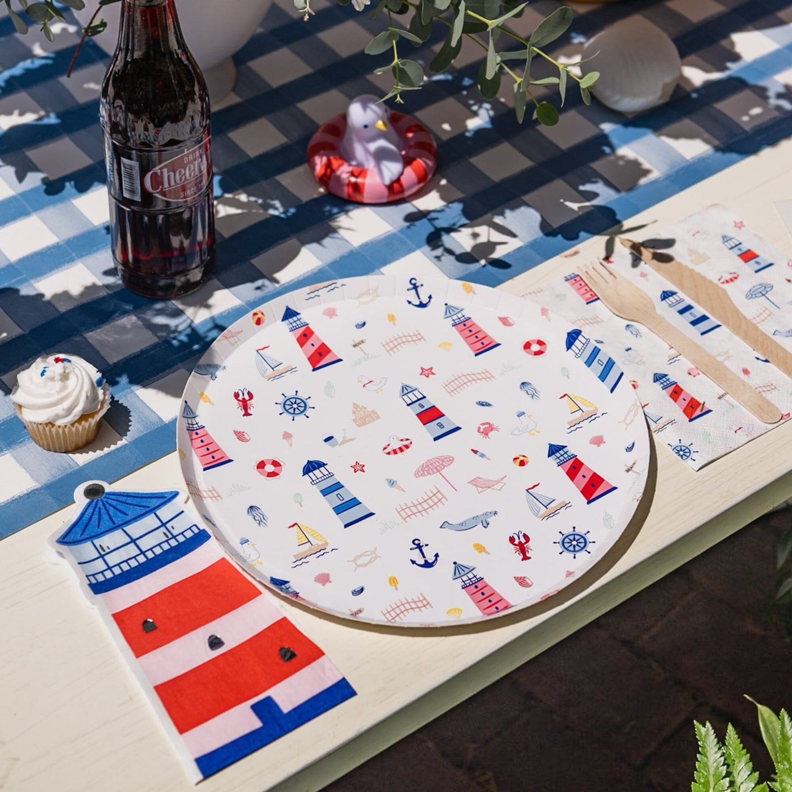 Seaside Lighthouse Guest Napkins, Daydream Society