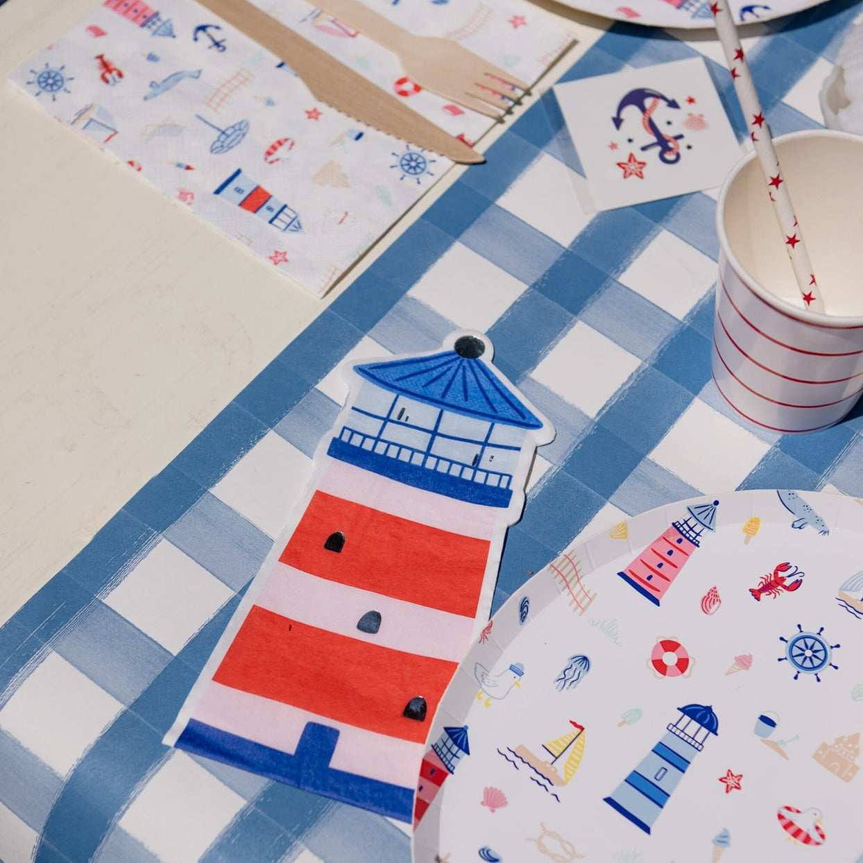 Seaside Lighthouse Guest Napkins, Daydream Society