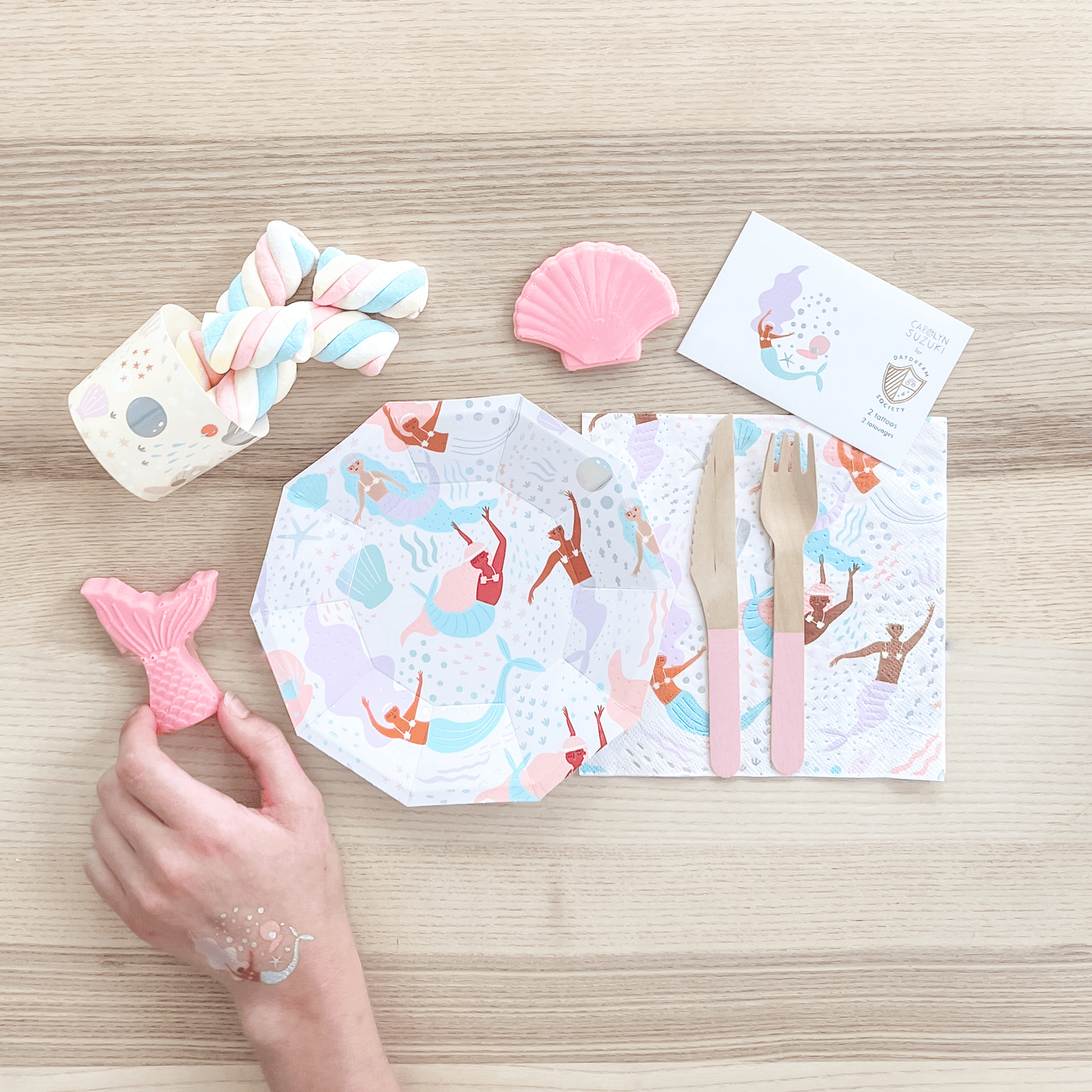 under the sea temporary tattoos by daydream society