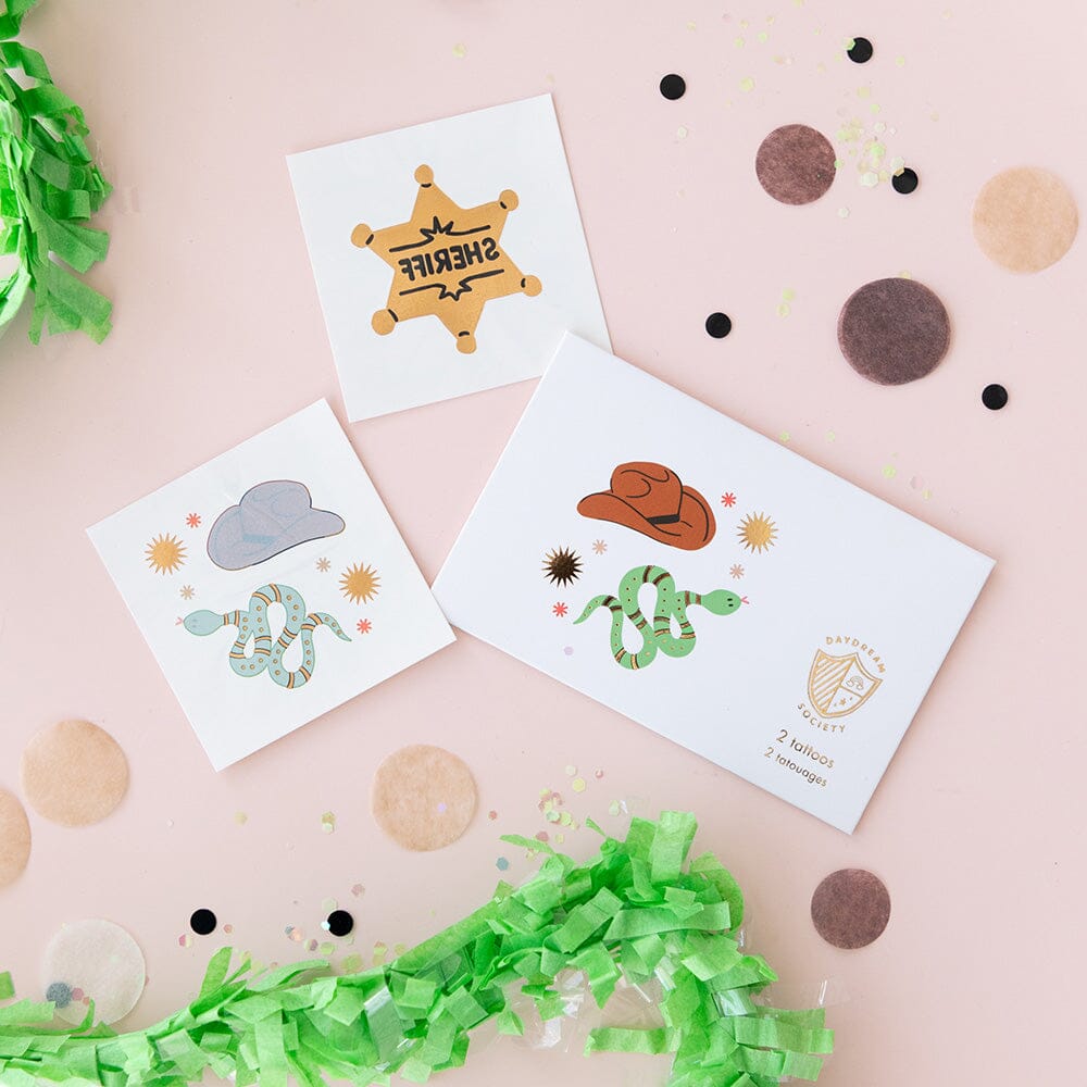 yeehaw temporary tattoos