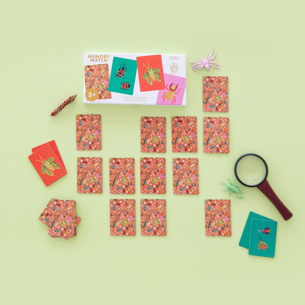 Backyard Bugs Memory Match Game