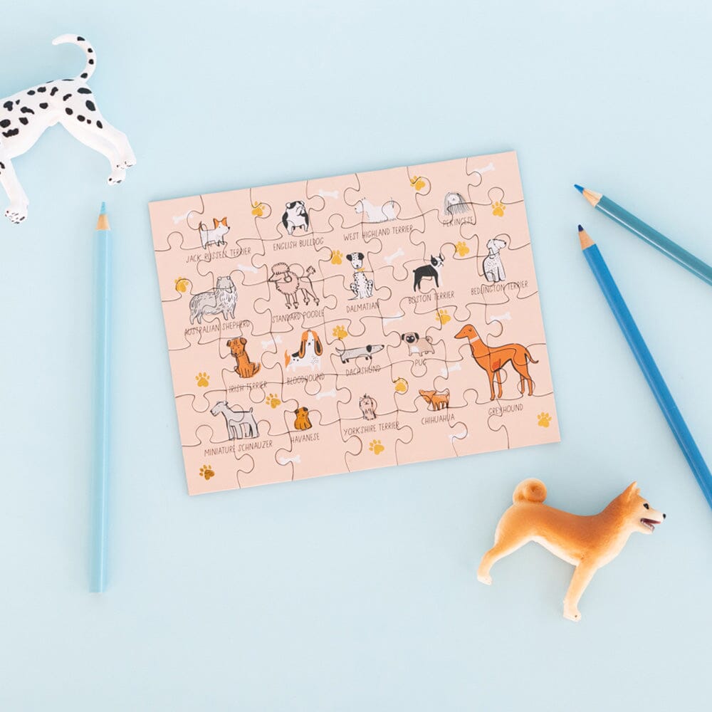 Puppy Dog Breeds Mini Puzzle