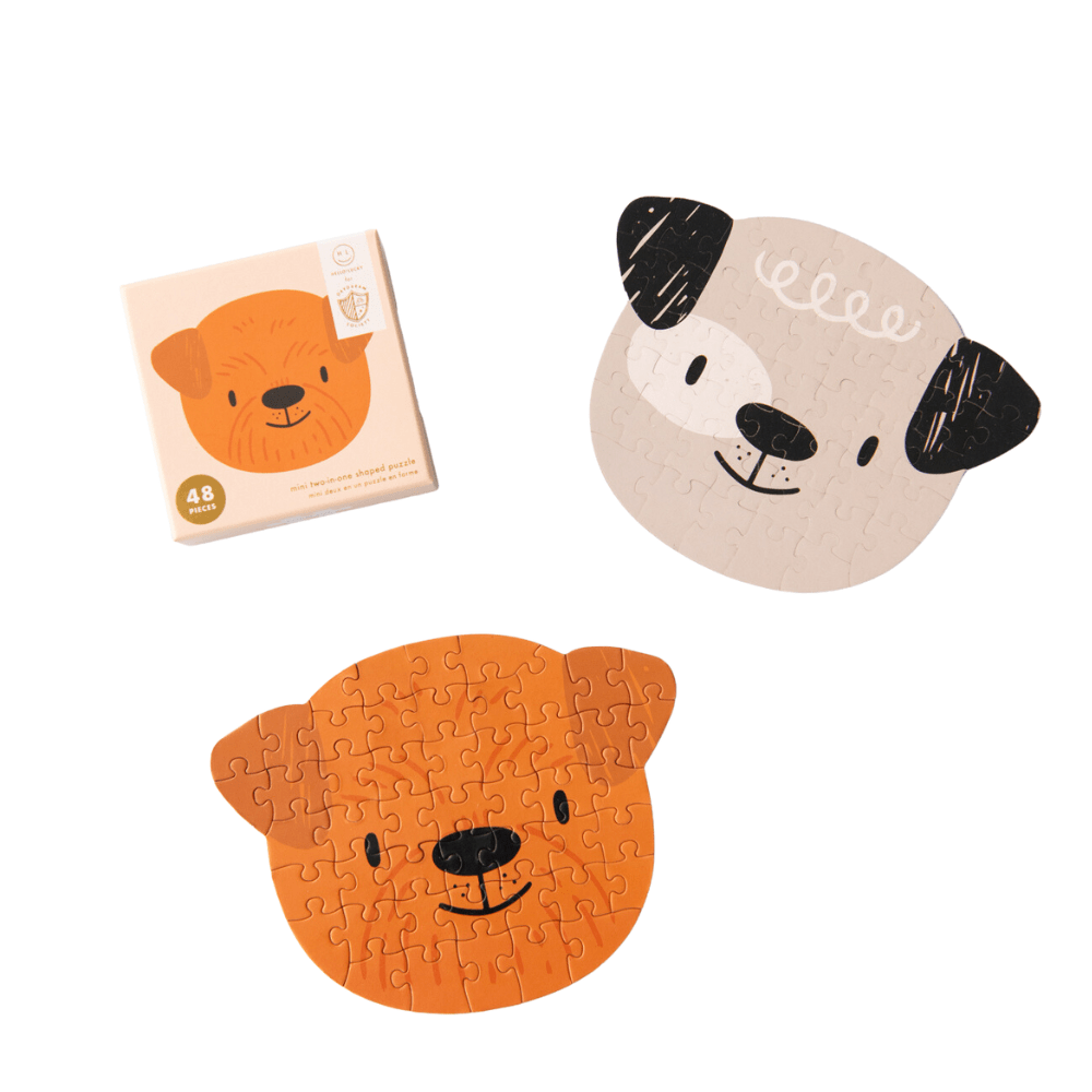 Puppy Dog Face Mini Puzzle