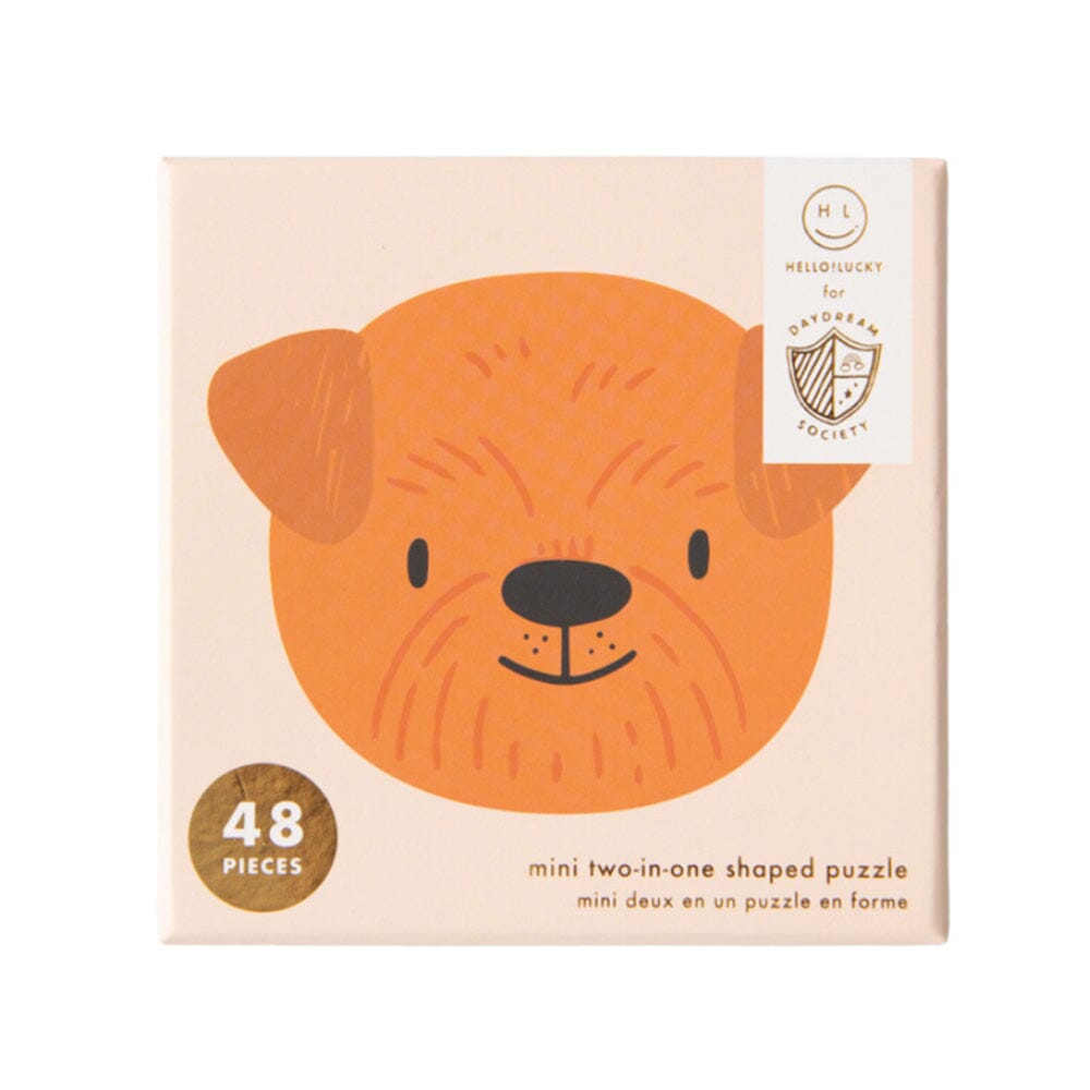 Puppy Dog Face Mini Puzzle