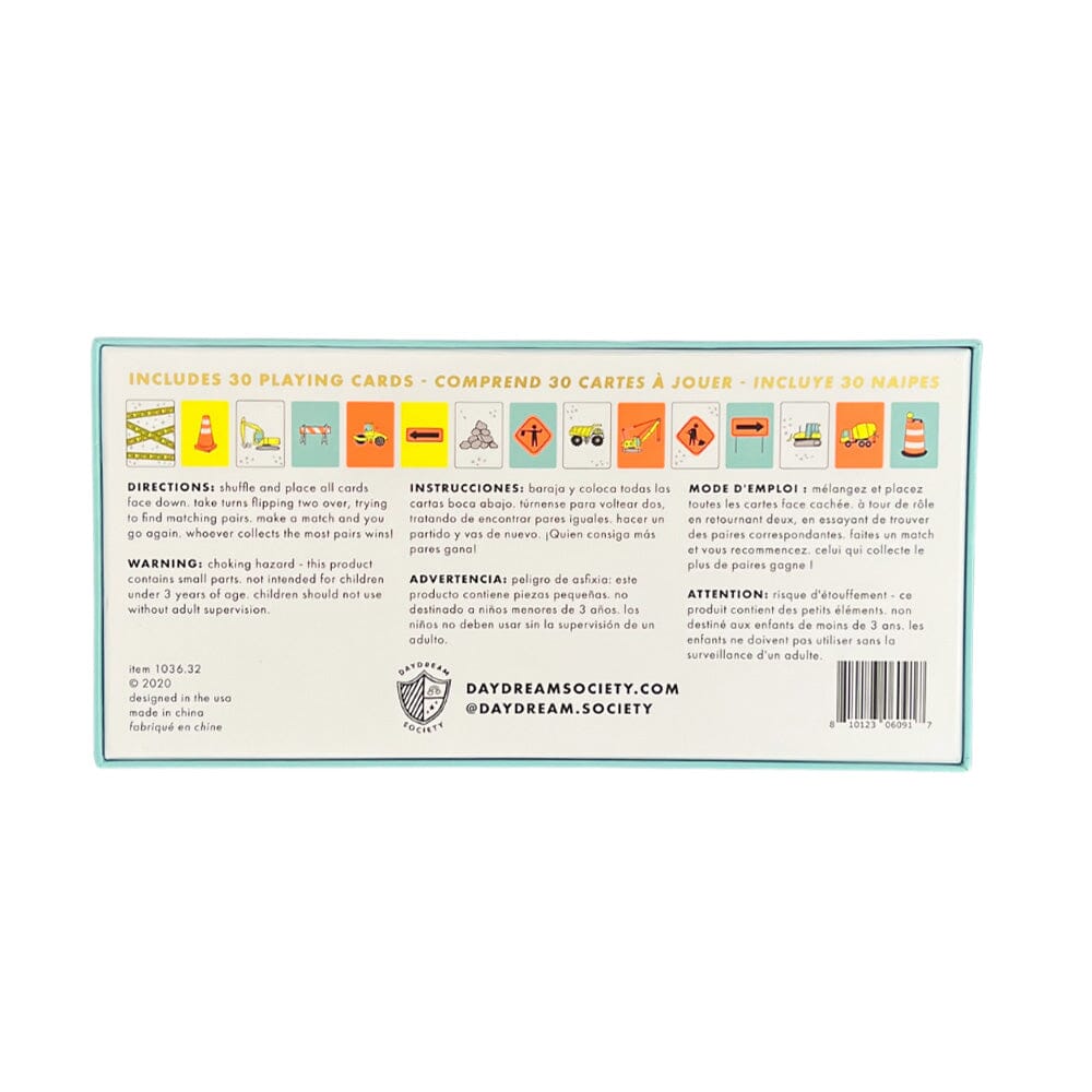 Under Construction Memory Match Game