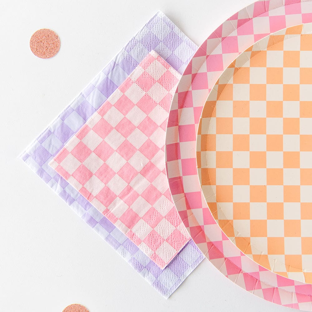 Check It! Tickle Me Pink Cocktail Napkins