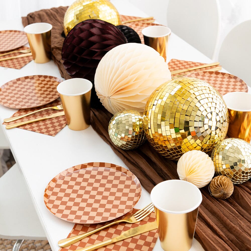 Check It! Café Con Leche Dinner Plates