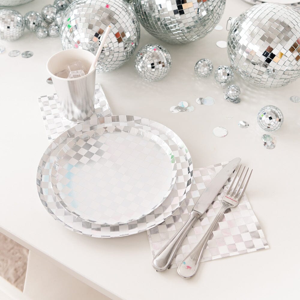 Check It! Dazzling Diamond Dessert Plates
