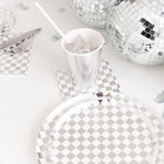 Check It! Dazzling Diamond Check Guest Napkins