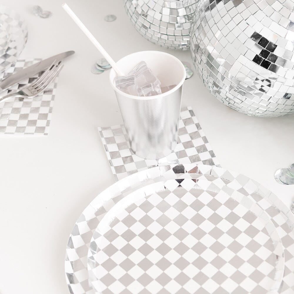 Check It! Dazzling Diamond Check Guest Napkins